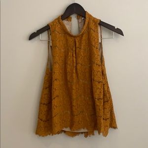 Burnt Orange Lace top